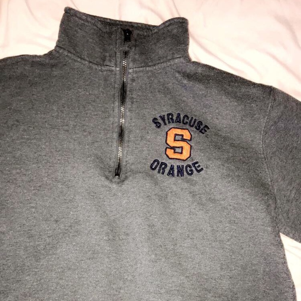 Syracuse half-zip sweatshirt
